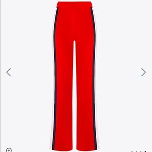 tory sport wide leg track pants